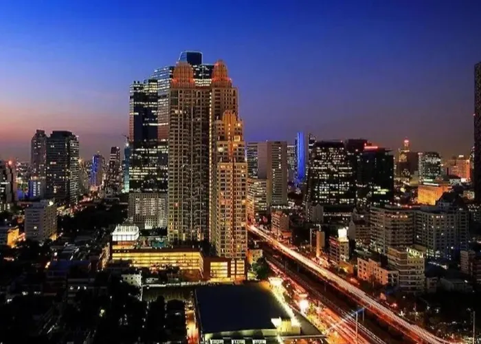Sathorn Prime Panorama View Rooftop Bar Banguecoque