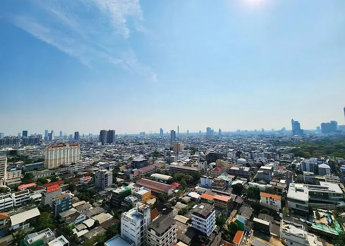 Sathorn Prime Panorama View Rooftop Bar Apartamento