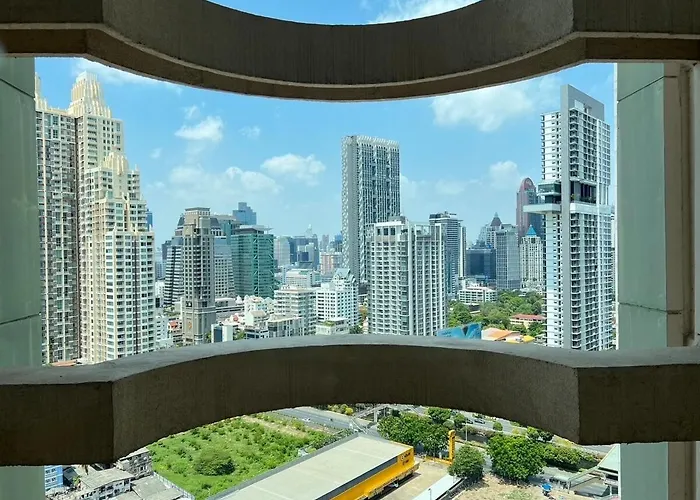 Sathorn Prime Panorama View Rooftop Bar Apartamento Banguecoque