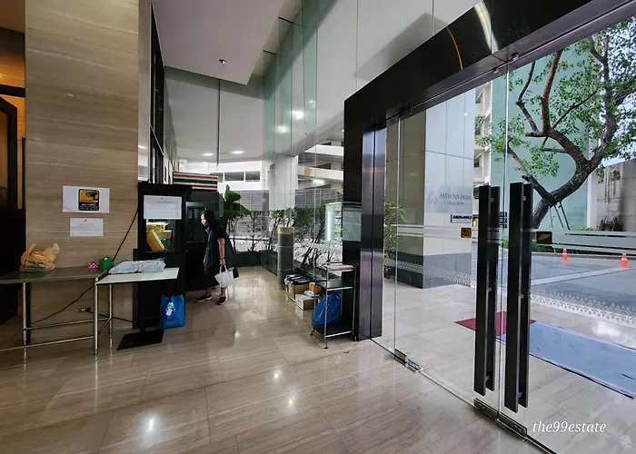 Sathorn Prime Panorama View Rooftop Bar Apartamento *
